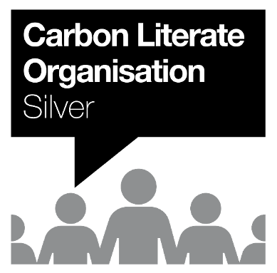 Carbon literate organisation silver accreditation logo
