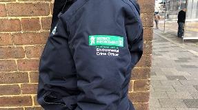 Officer uniform side view