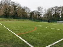 Our new 3G sports pitch at our adventure playground