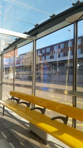 New bus shelter in the Hemel Hempstead Bus Interchange
