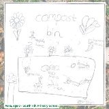 South Hill Primary competition entry showing contents of a compost bin by Azka, age 8