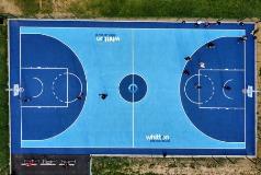 Aerial view of Northridge Way Basketball Court