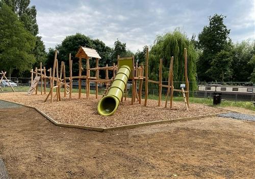 New Canal Fields Play Area following renovation work